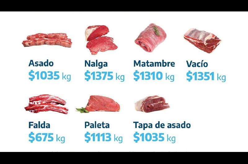 Rige Precios Justos Carne con bajas del 30-en-porciento- para siete cortes en cadenas de supermercados