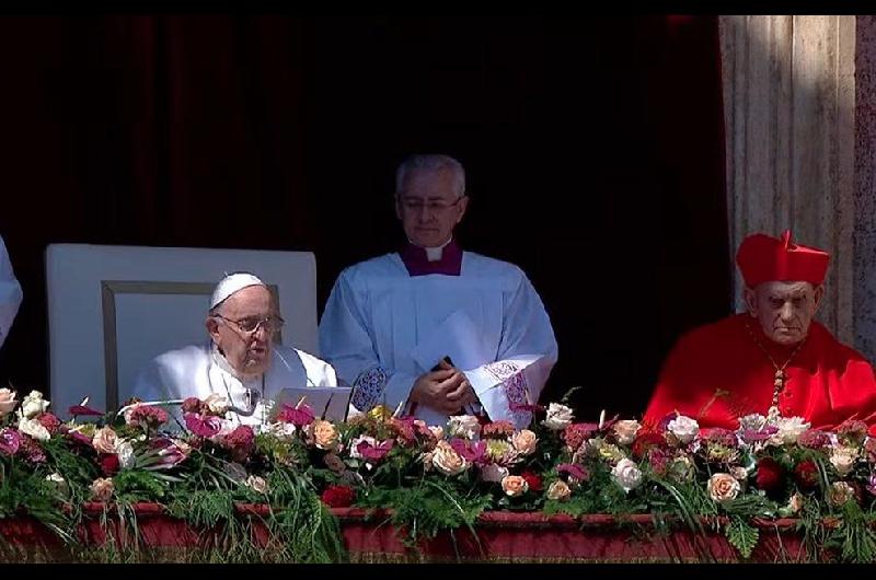 Francisco enfocoacute su mensaje de Pascuas en pedir el final de todas las heridas abiertas por la guerra