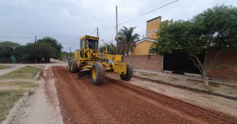 Impulsan tareas de enripiado en distintos sectores de la ciudad termal