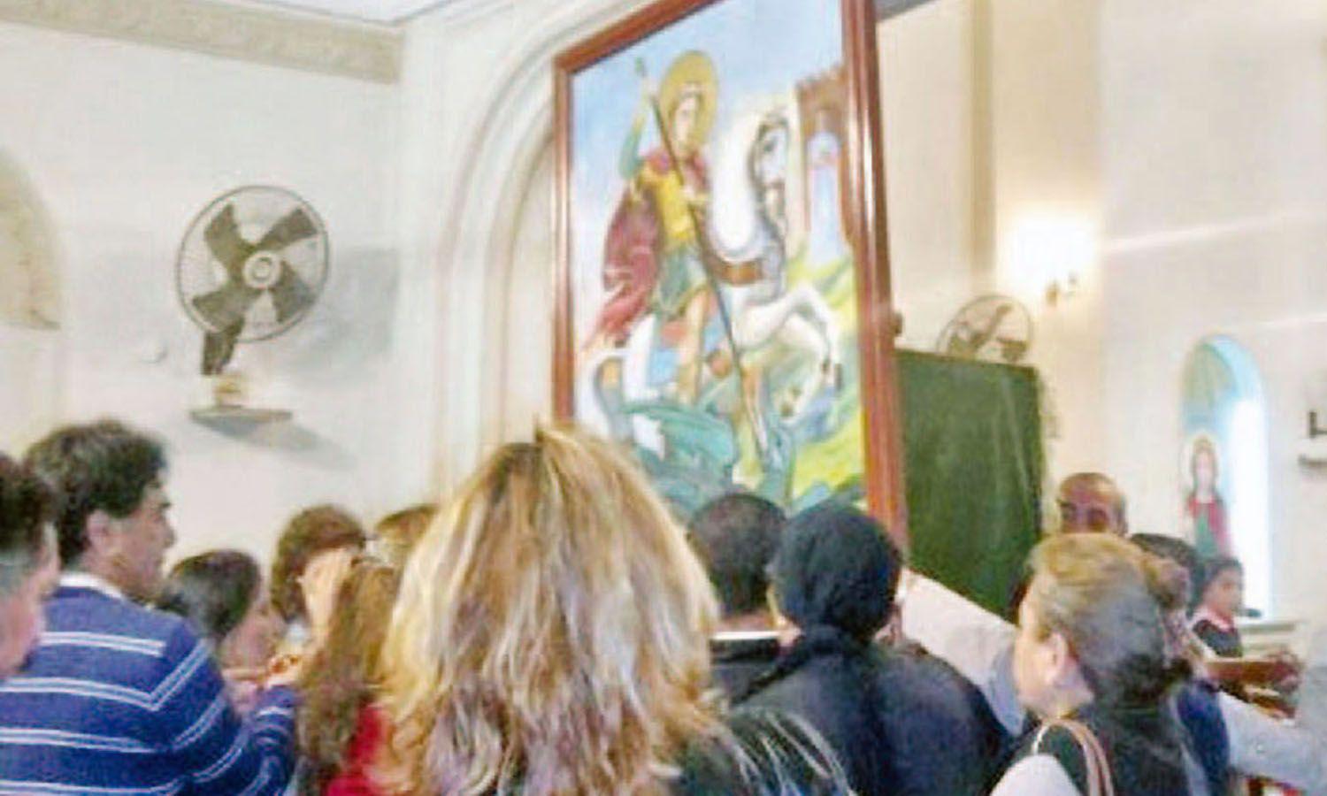 La iglesia San Jorge honraraacute mantildeana a su santo patrono