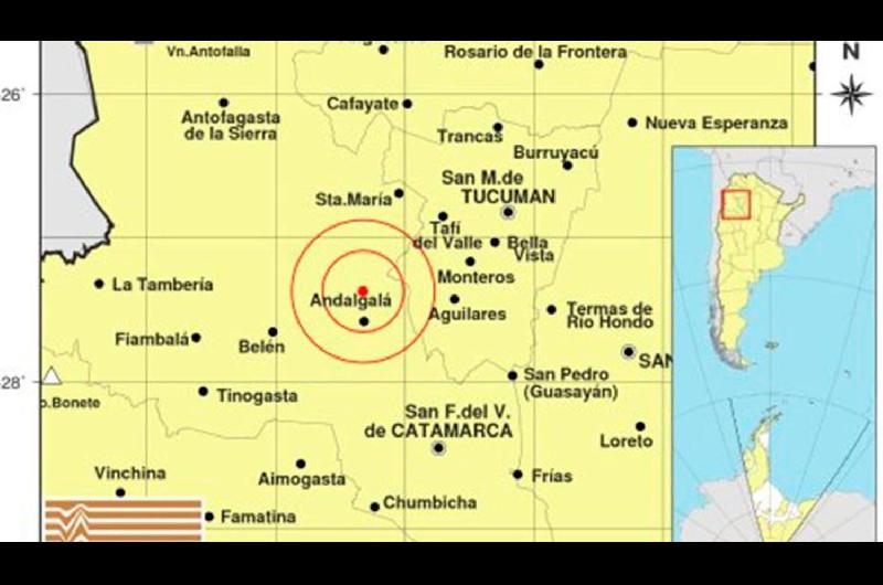 Fuerte temblor en Catamarca llegoacute a sentirse en Santiago