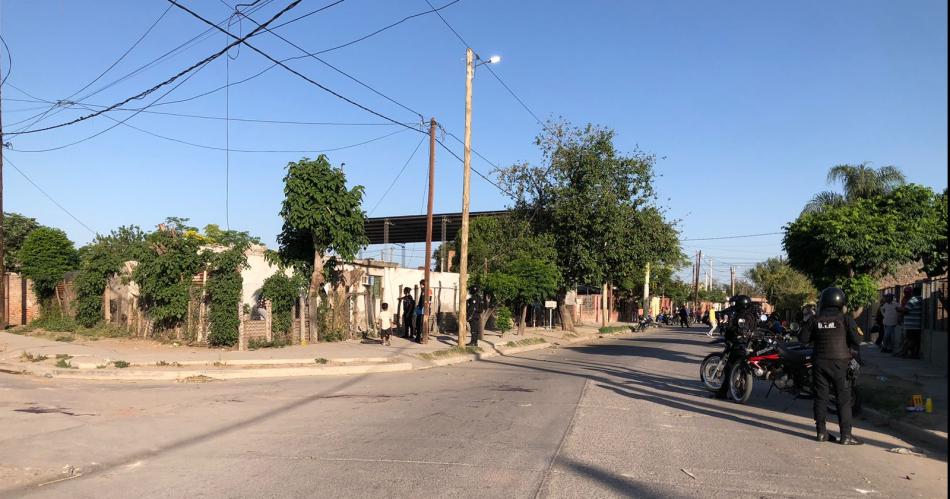 ESCENARIO  La Policía trabajó en el lugar de los hechos