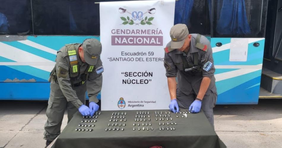 SECUESTRO Los gendarmes incautaron la sustancia estupefaciente