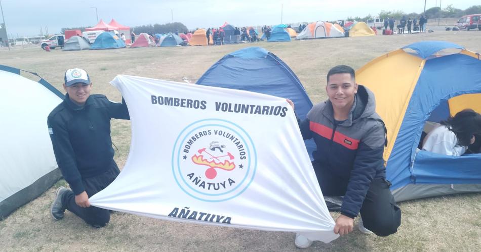 Dos bomberos antildeatuyenses en el Encuentro Nacional de Cadetes 2023