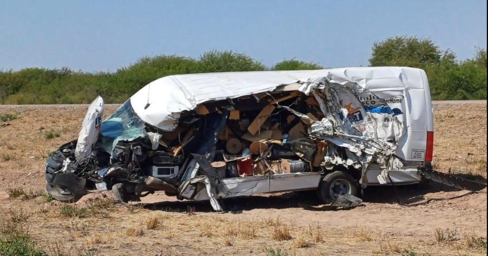 IMPACTANTA La camioneta quedó severamente dañada