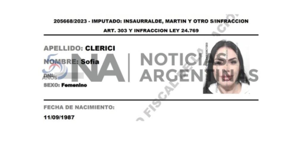 Fiscal solicitoacute buscar imaacutegenes de Insaurralde y Clerici en Ezeiza  