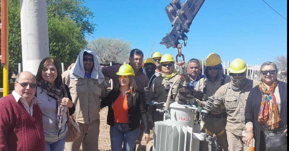 Se encuentra en la etapa final la obra de electrificacioacuten rural en Ojo de Agua