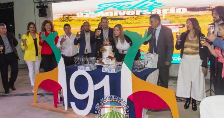 Pampa de los Guanacos celebroacute su 91ordm aniversario con una fiesta