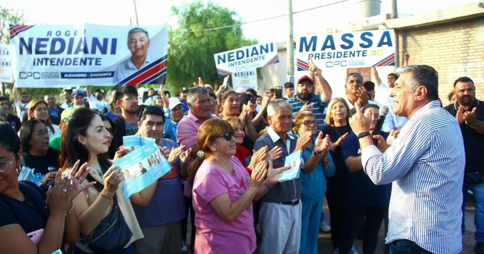 Nediani cerroacute la campantildea con una caminata y un llamado a la unidad 