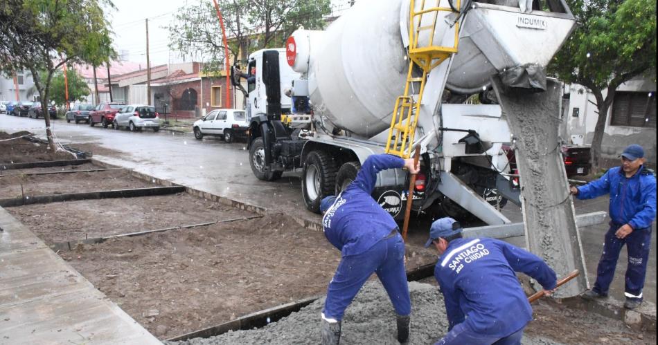 Obras Puacuteblicas de la Capital realizoacute trabajo de mejoras en la calle Matienzo