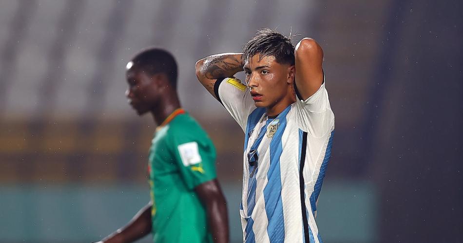 Argentina cayoacute ante Senegal en su debut en el Mundial Sub-17