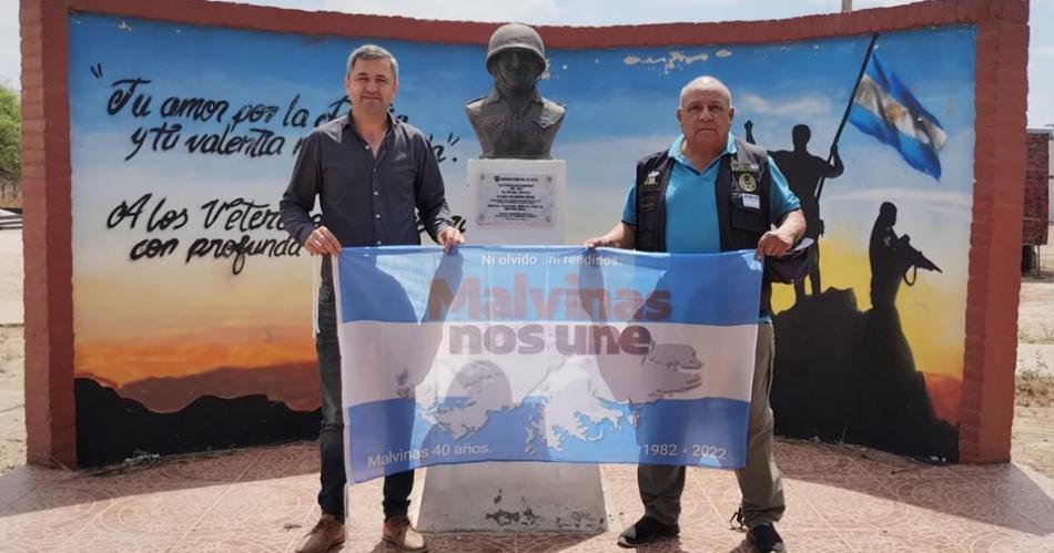 Brindan reconocimiento a un excombatiente de las Malvinas en Garza