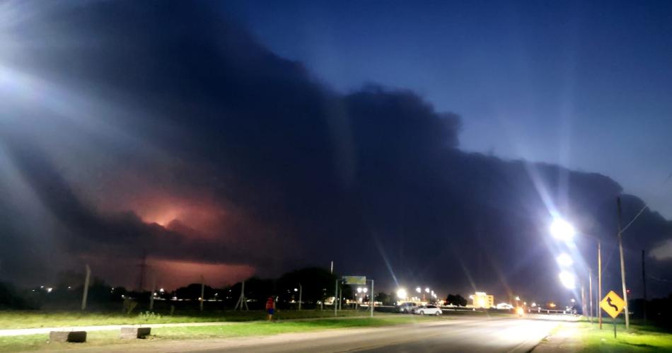 Un frente de tormenta desde el sur llega a Friacuteas