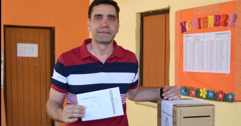 Votoacute el intendente de Las Termas Jorge Mukdise