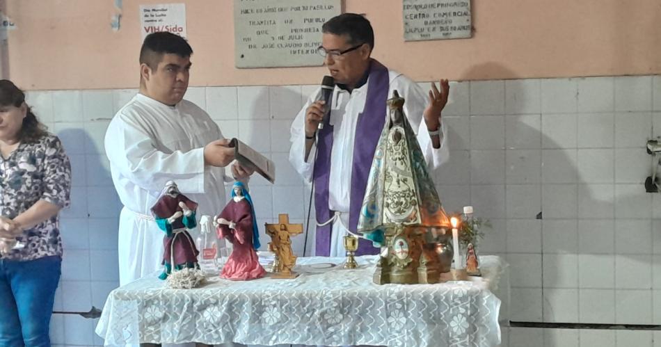 En el Mercado hubo homenaje para la Virgen del Valle