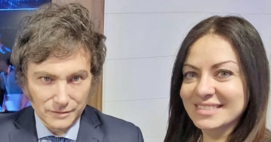 Javier Milei y Sandra Pettovello