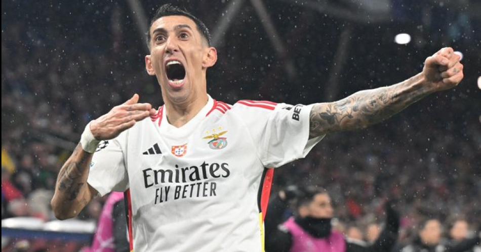 Di María fue la gran figura de Benfica ayer