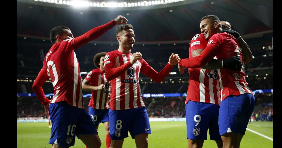 El Atlético Madrid de Simeone derrotó en el Wanda Metropolitano a Lazio de Italia 2-0