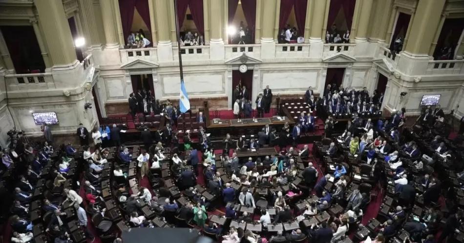 Mantildeana el periacuteodo de sesiones extraordinarias del Congreso convocado por Milei