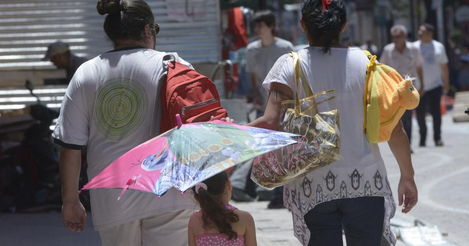 El calor se hace sentir con 41deg de ST y rige un alerta por tormentas