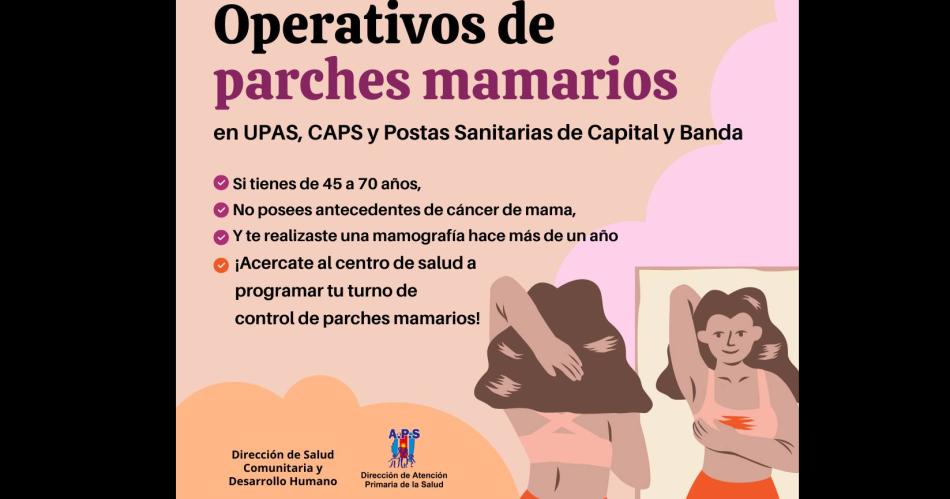 Parches mamarios gratis para detectar el caacutencer