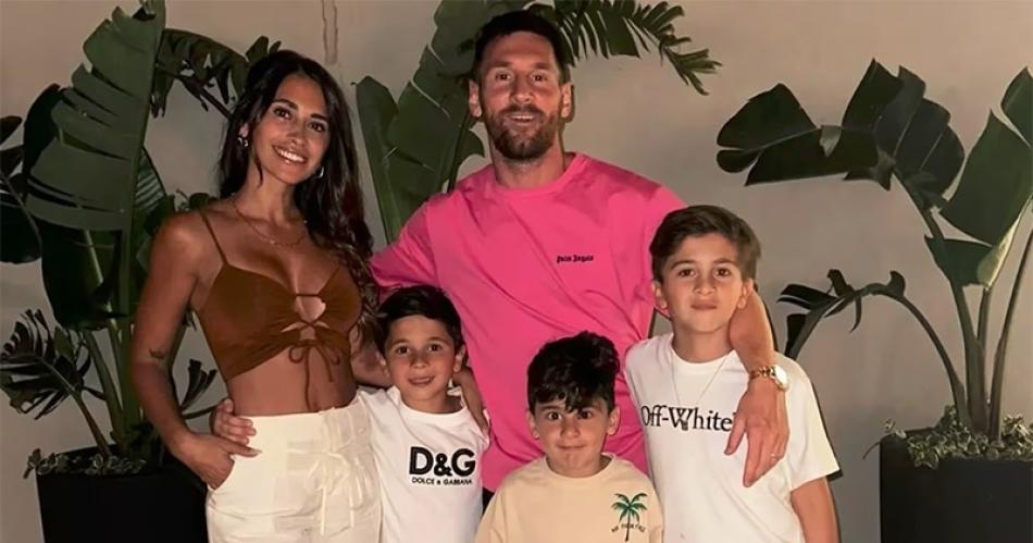 Lionel Messi y un emotivo posteo junto a su familia por el Antildeo Nuevo