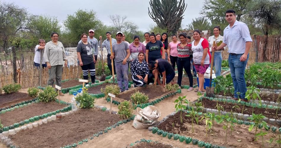 Entrenamiento laboral en Garza para aprovechar excedentes de la huerta