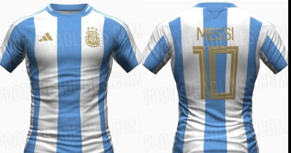 Filtran la nueva camiseta que usariacutea la Argentina en la Copa Ameacuterica 2024